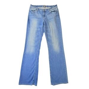 J. Jill Boot Cut Stretch Jeans Light Wash Denim‎ Women's Size 10 Tall